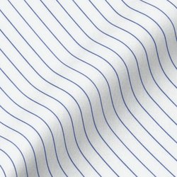 国産生地 [国産] 100番双糸ペンシルストライプ-ネイビー #11508 オーダーシャツ生地