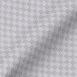 国産生地 [国産] ブロックドビー-グレー  #12902 オーダーシャツ生地