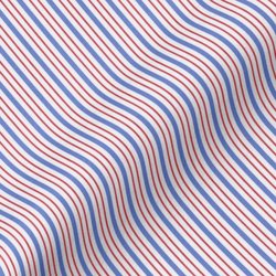 [DJA] 170番双糸オルタネイトストライプ-レッド×ブルー #41608_写真1