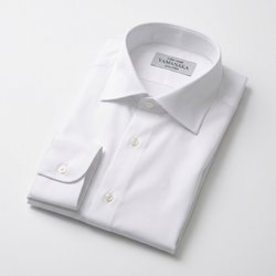[トーマス ジャーニー]  120番双糸極小ツイル-ホワイト #5537_写真3