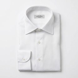 画像3 [カンクリーニ canclini]  綿57％麻43％ピンオックス・ホワイト 品番8119