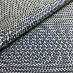 GETZNER | ゲッツナー [ゲッツナー] バスケットジャカード-ネイビー×ホワイト #8536 オーダーシャツ生地